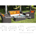 Modern luxury Rattan wicker sofa set Living Room Furniture Design Tea Table MCD1007